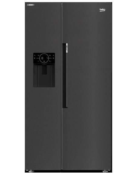 FRIGORIFICO SIDE BY SIDE B3RGNE664ZDXB BEKO NeoFrost - GELO/AGUA (179x91x70,5cm) Classe energética: E