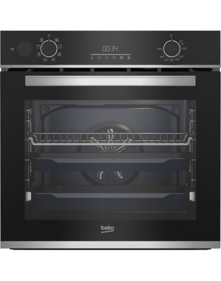 FORNO ENCASTRE BEKO BBISA13300XMPE INOX/PRETO (LIMPEZA PIROLITICA)