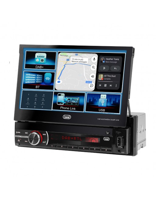 AUTO RADIO TREVI FM 200W USB/SD/AUX/BT/CD TR6380DAB