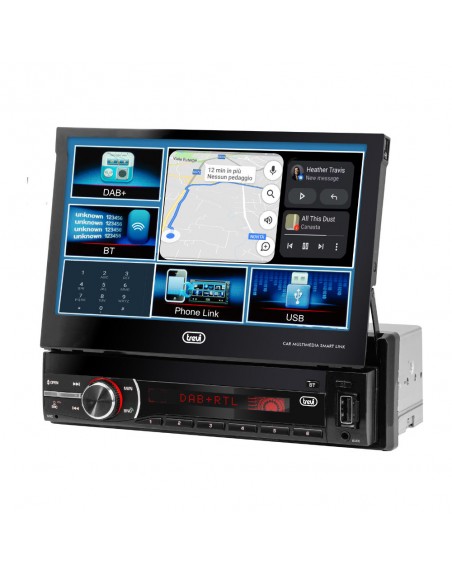 AUTO RADIO TREVI FM 200W USB/SD/AUX/BT/CD TR6380DAB