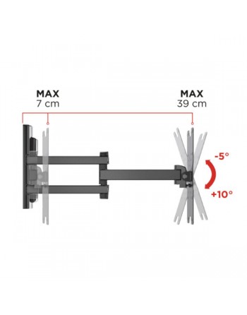 SUPORTE LCD/LED 26-40" 3 ARTICUL VESA 50-100-200 FDR200 - MEL-580472