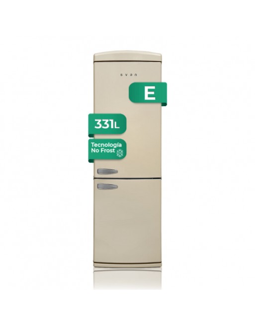COMBINADO SVAN SC19600ESFRC NOFROST RETRO BEJE (1901x605x715mm) CL E