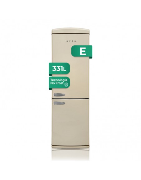 COMBINADO SVAN SC19600ESFRC NOFROST RETRO BEJE (1901x605x715mm) CL E