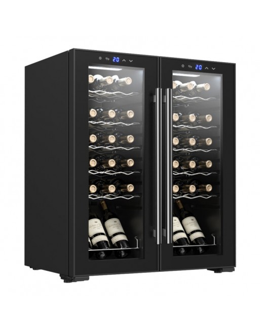 CAVE DE VINHOS SVAN SVN3600D2 111L 36G PRETO (827x696x482) DUPLA ZONA TEMP.