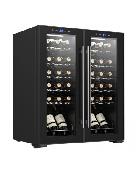 CAVE DE VINHOS SVAN SVN3600D2 111L 36G PRETO (827x696x482) DUPLA ZONA TEMP.