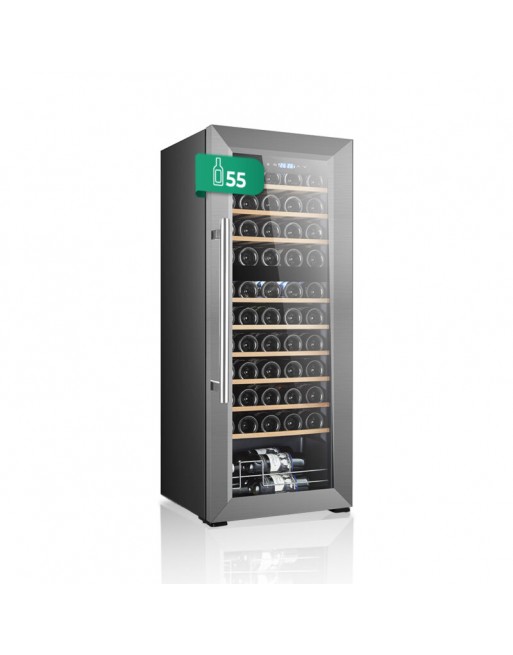 CAVE DE VINHOS SVAN SVN5500D 150L 55G PRETO(1262x510x480) DUPLA ZONA TEMP.