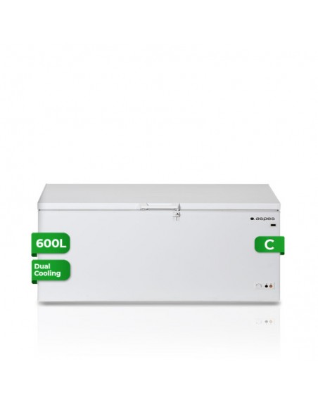 CONGELADOR HORIZONTAL ASPES ACH6200EDC DUAL COOLING 600L (840x1904x743)