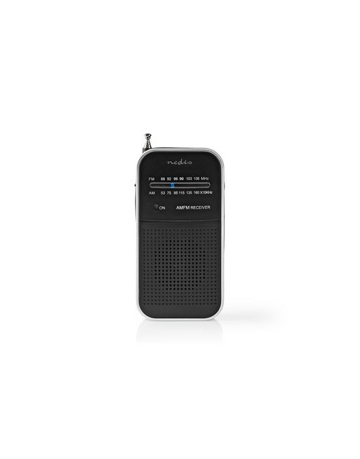 RADIO PORTATIL NEDIS AM/FM PRETO/ALUMINIO PE-RDFM1110SI