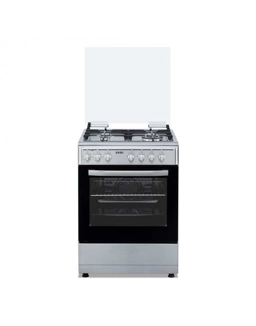 FOGAO SVAN SKMW4601X 4G (1 TRIPLO) E FORNO ELECTRICO (AxLxP 830 x 598 x 610 ) 60X60 - INOX