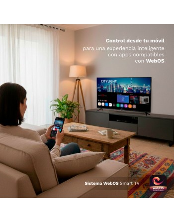 LED SMART TV  GRUNKEL LED-4300PBW de 43"  4K UHD, sistema operacional webOS | 101cm| FHD, sistema VIDAA