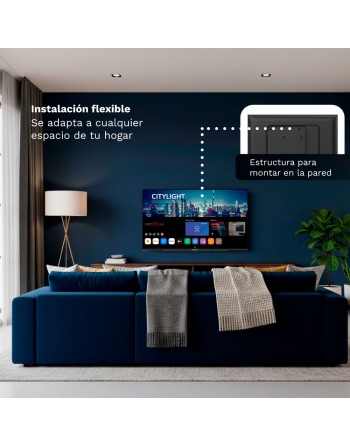 LED SMART TV  GRUNKEL LED-4300PBW de 43"  4K UHD, sistema operacional webOS | 101cm| FHD, sistema VIDAA